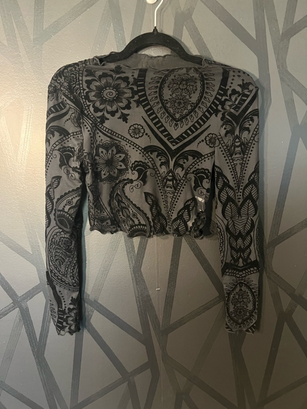 NWOT sheer layering top.